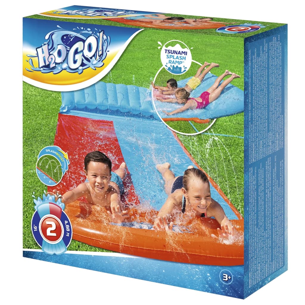 Pista deslizante dupla H2OGO Tsunami Splash