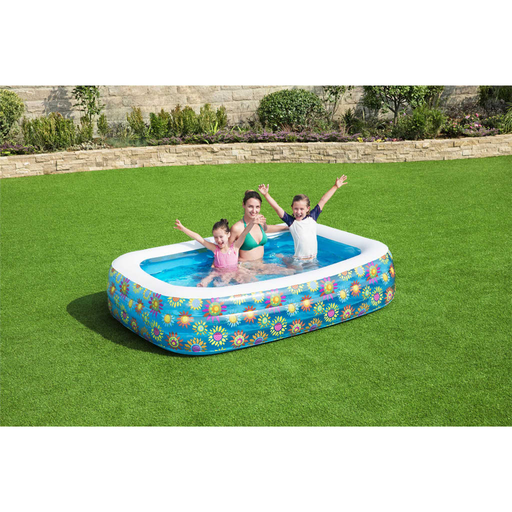 Bestway Piscina infantil insuflável 229x152x56 cm azul