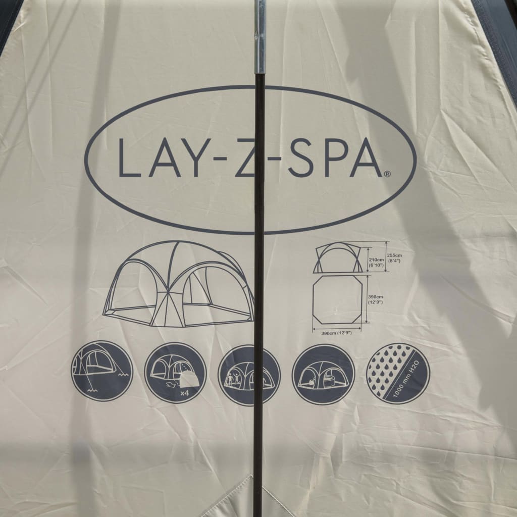 Bestway Lay-Z-Spa Tenda cúpula banheiras hidromassagem 390x390x255 cm