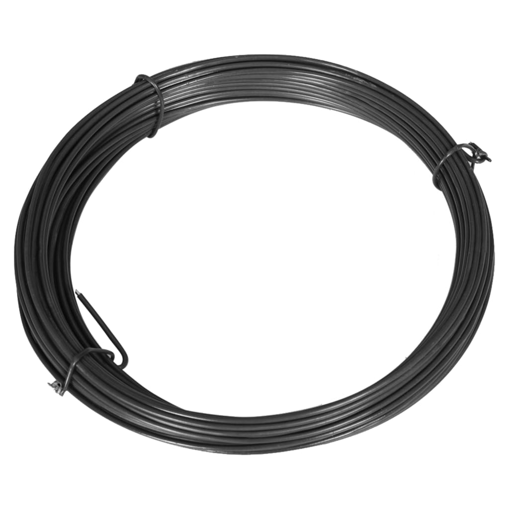 Arame para prender cercas 25 m 1,4/2 mm aço cinzento