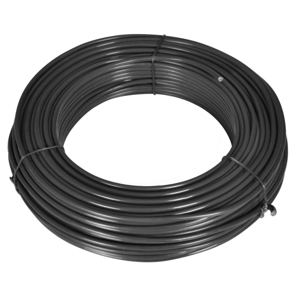 Arame para cercas 55 m 2,1/3,1 mm aço cinzento