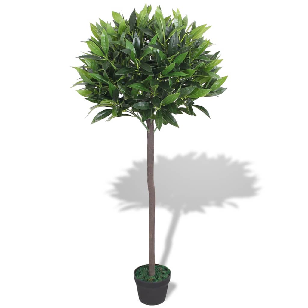 Planta loureiro artificial com vaso 125 cm verde