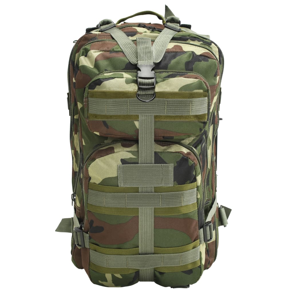 Mochila estilo exército 50 L camuflagem