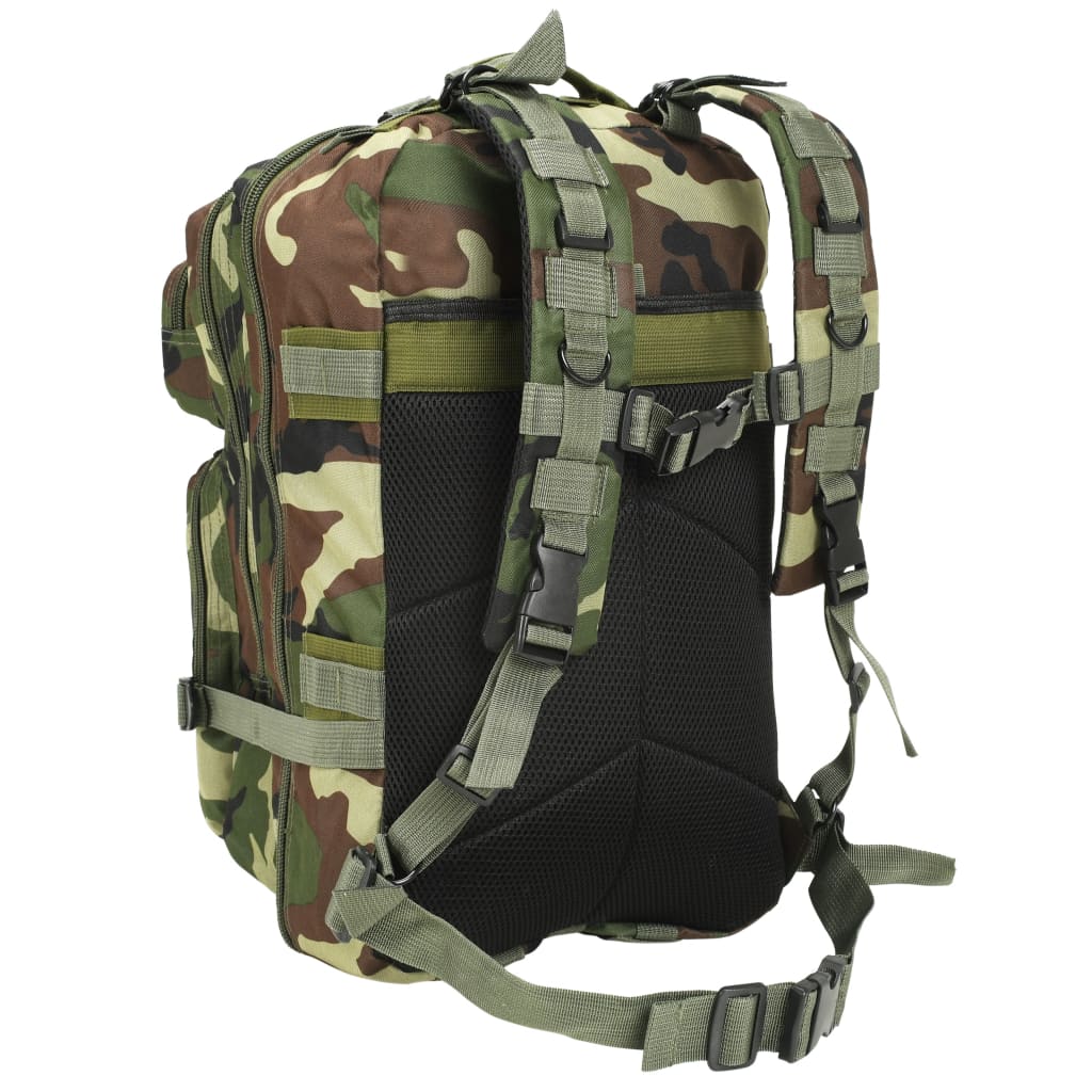 Mochila estilo exército 50 L camuflagem