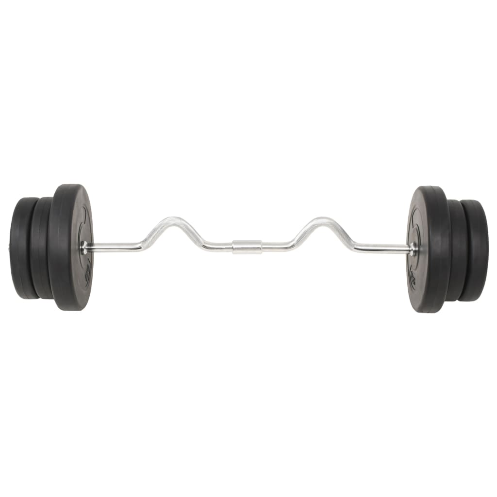 Conjunto de barras e halteres 60 Kg