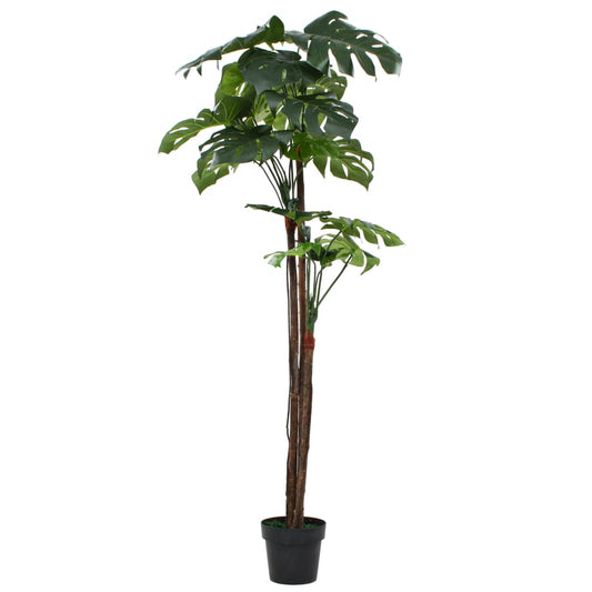 Planta costela-de-adão artificial com vaso 170 cm verde