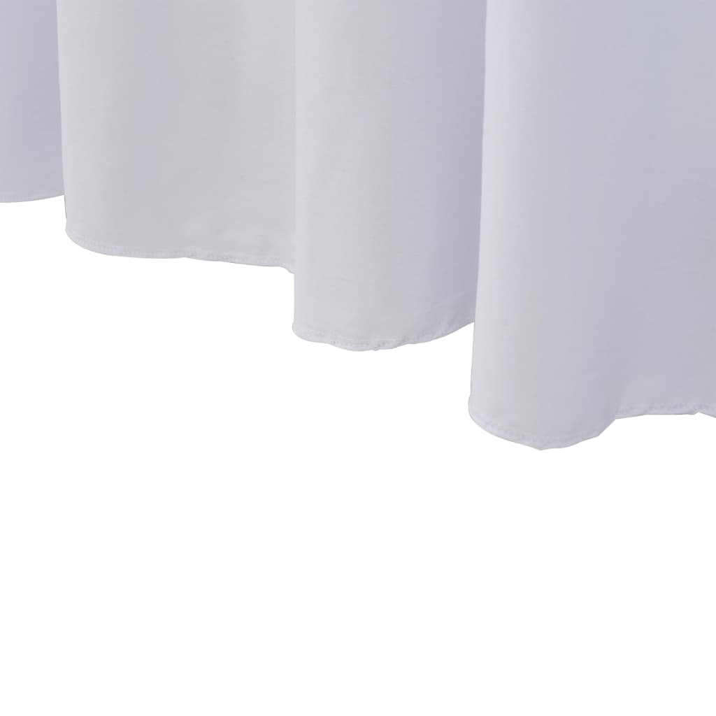 Capa extensível para mesa c/ camilha 2 pcs 120x60,5x74cm branco