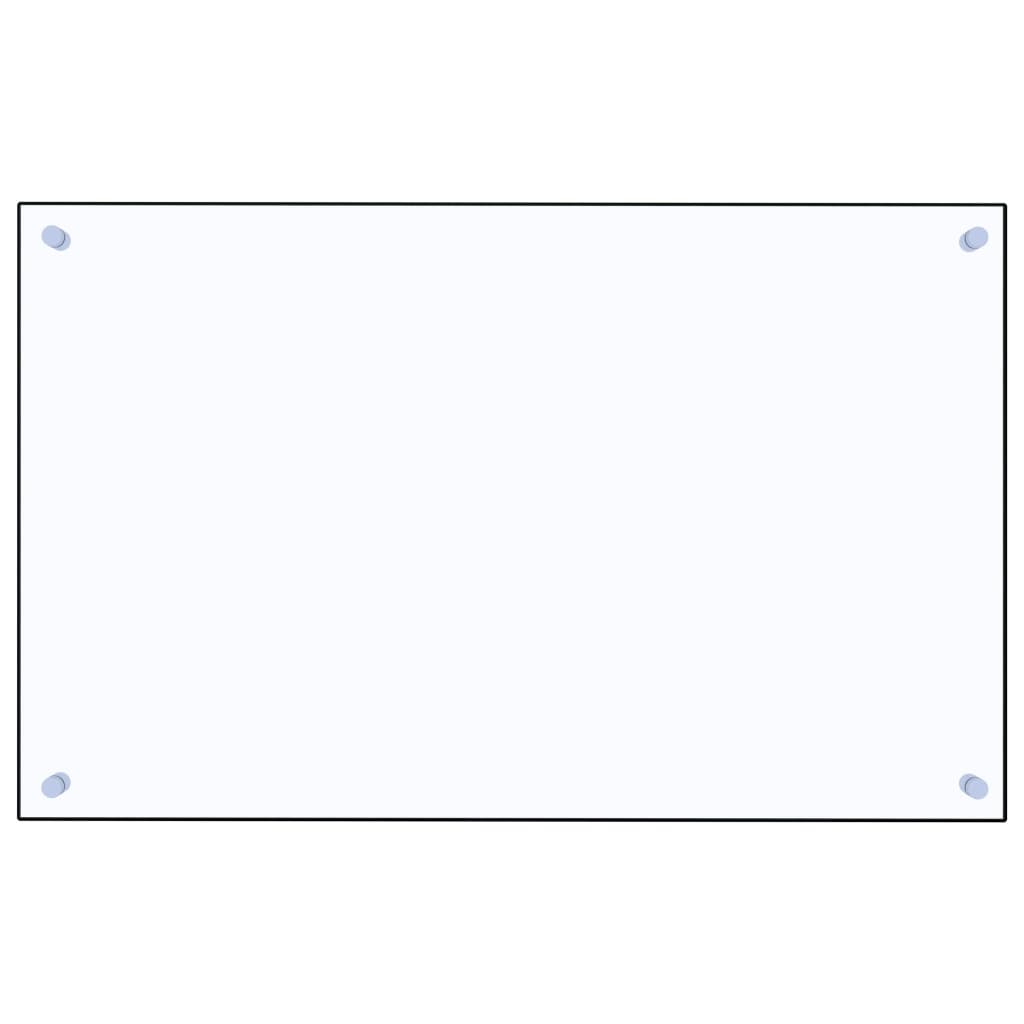 Painel anti-salpicos cozinha 80x50 cm vidro temp. transparente