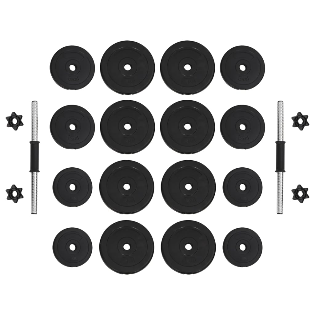 Halteres 2x15 kg