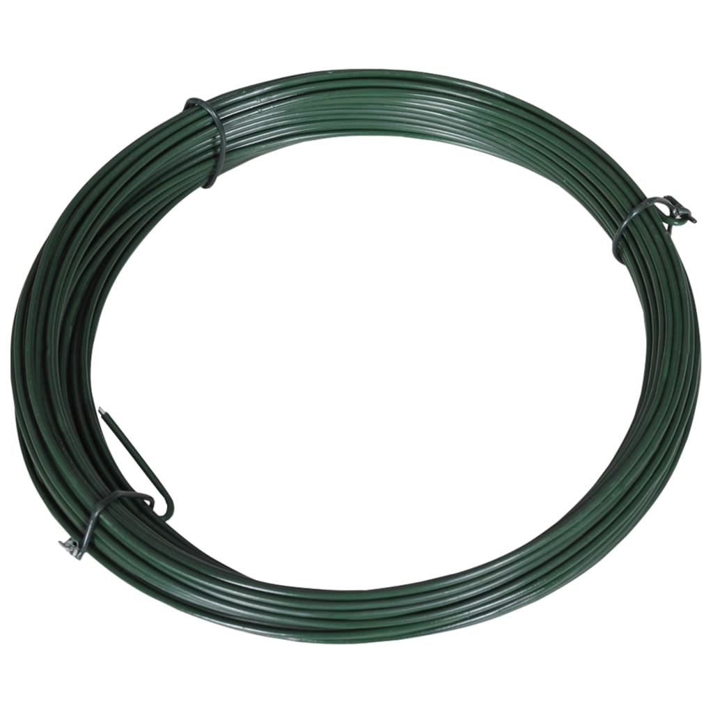 Arame para prender cerca 25 m 1,4/2 mm aço verde