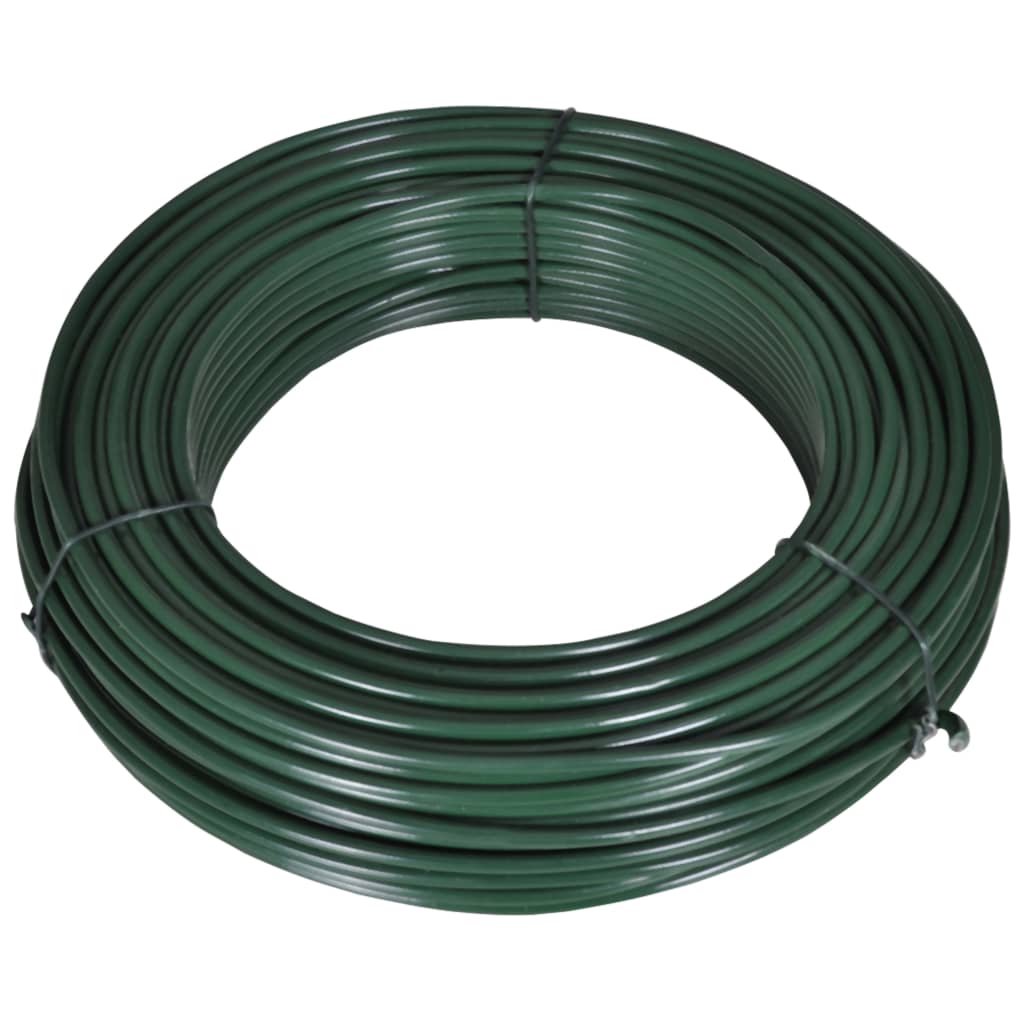 Arame extensão cerca 55 m 2,1/3,1 mm aço verde