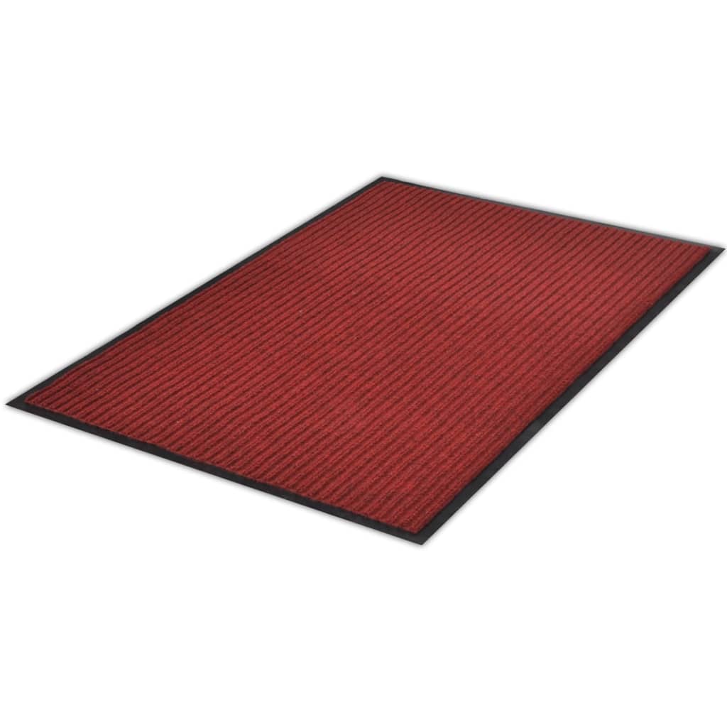 Tapete vermelho para porta em PVC 90 x 60 cm