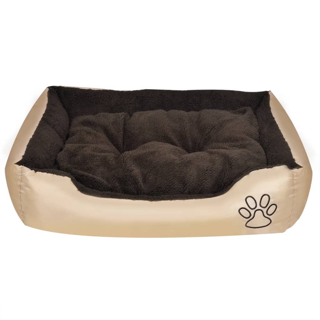 Cama para cães quente com almofadão acolchoado L