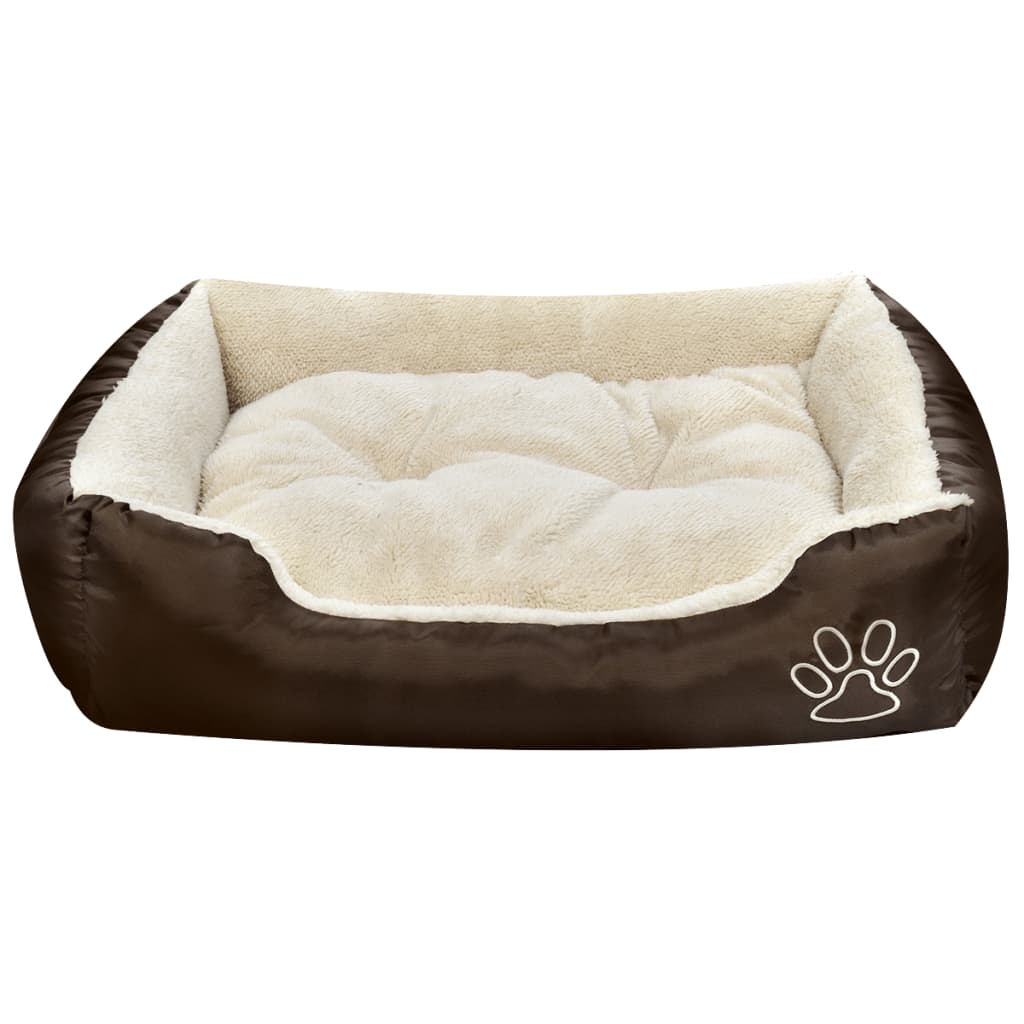 Cama para cães quente com almofadão acolchoado S