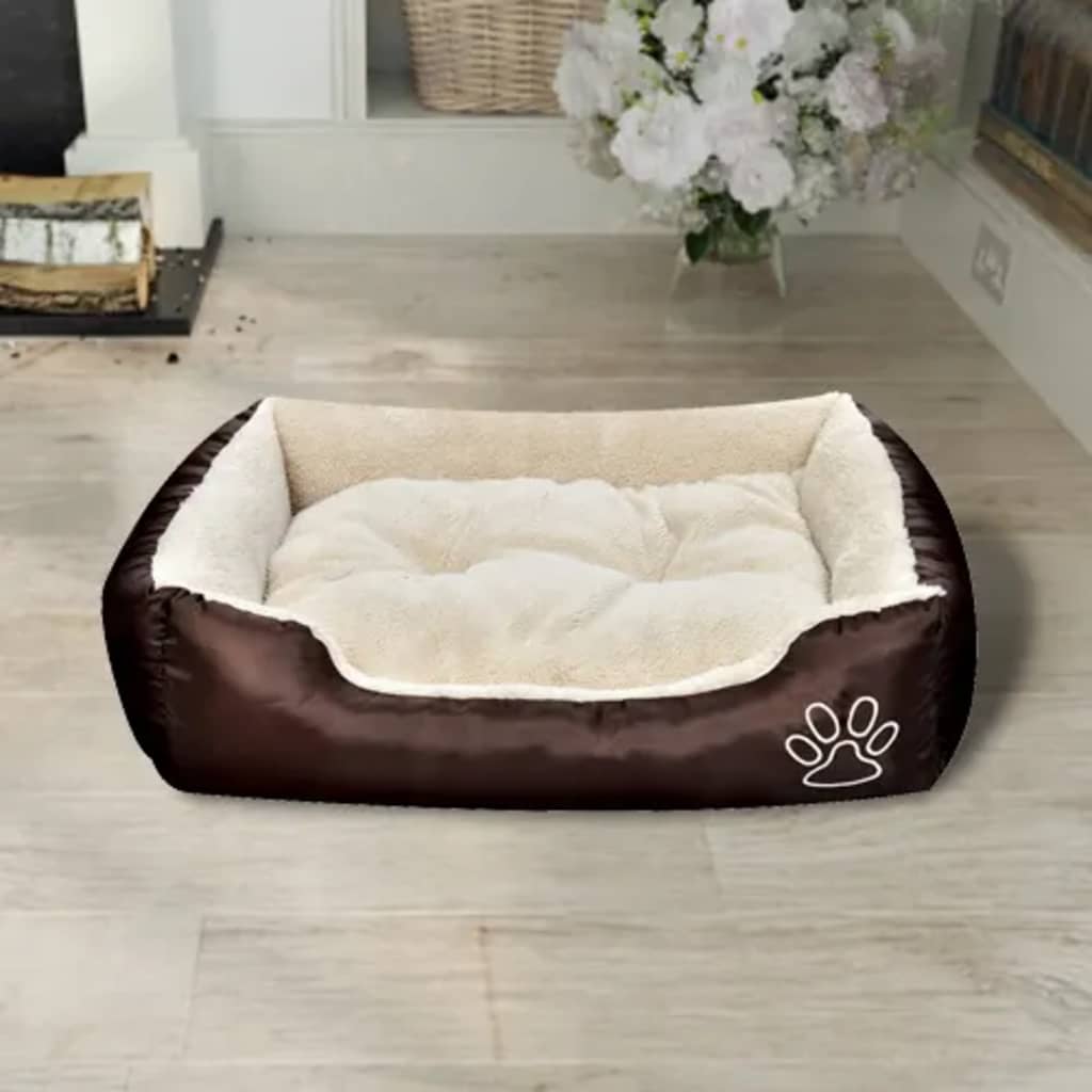 Cama para cães quente com almofadão acolchoado XL