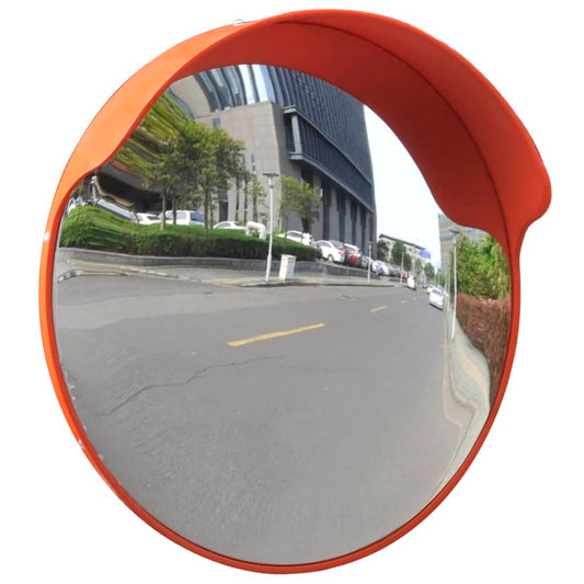 Convex Espelho de trânsito para exterior 45 cm policarbonato laranja