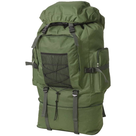 Mochila estilo exército XXL 100 L verde