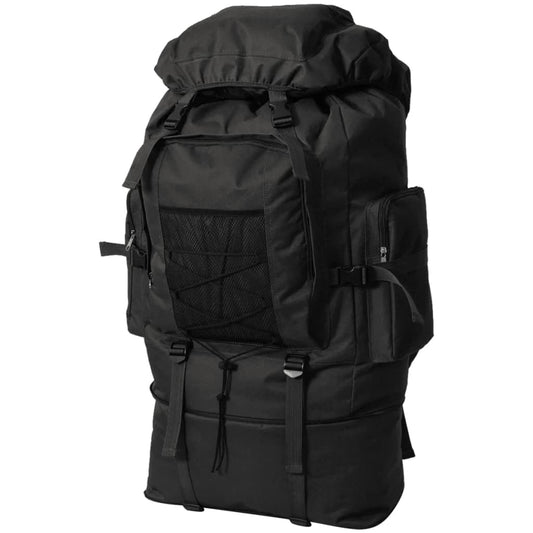 Mochila estilo exército XXL 100 L preto