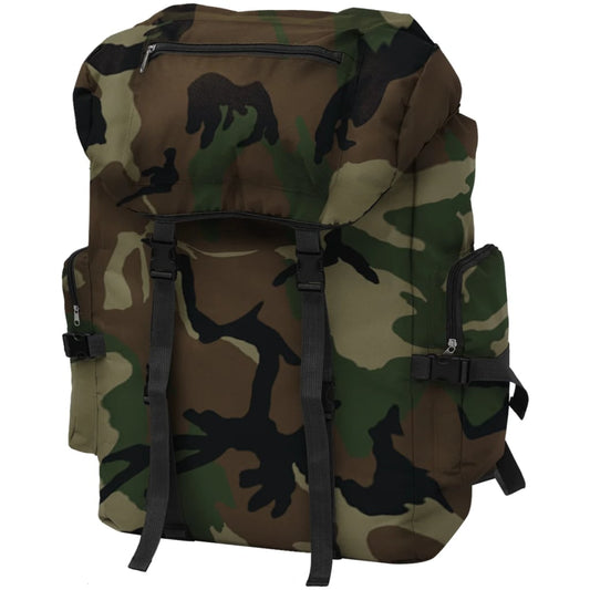 Mochila estilo camuflagem do exército 65 L