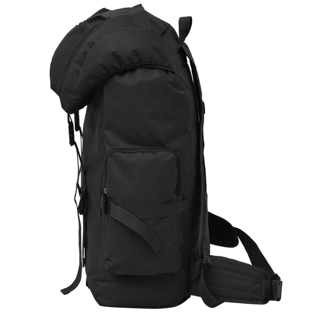 Mochila estilo exército 65 L preto