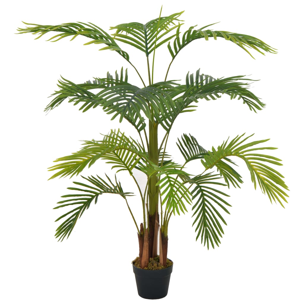 Palmeira artificial com vaso 120 cm verde