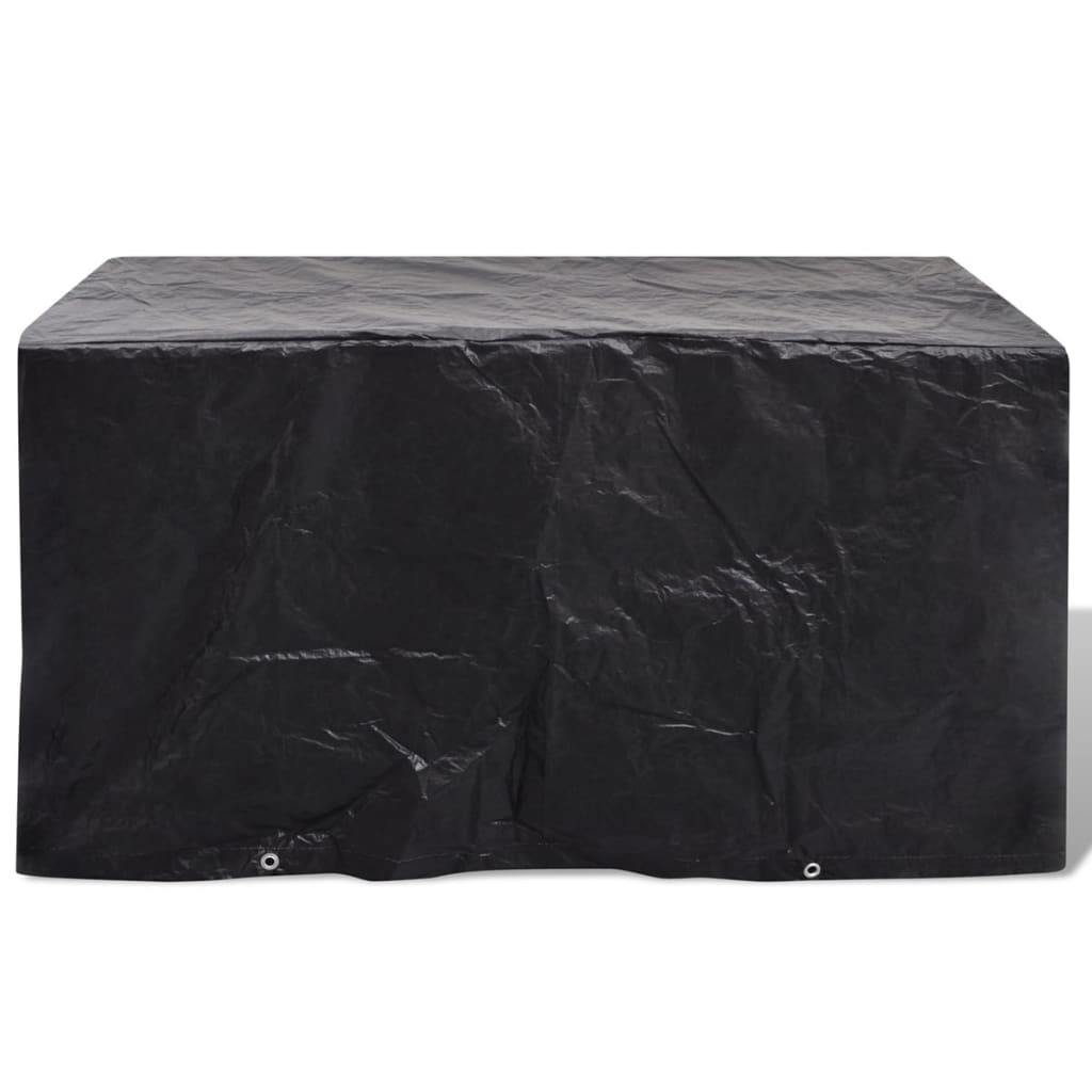 Capas para mobiliário de jardim 2 pcs 8 ilhós 180x70x90 cm