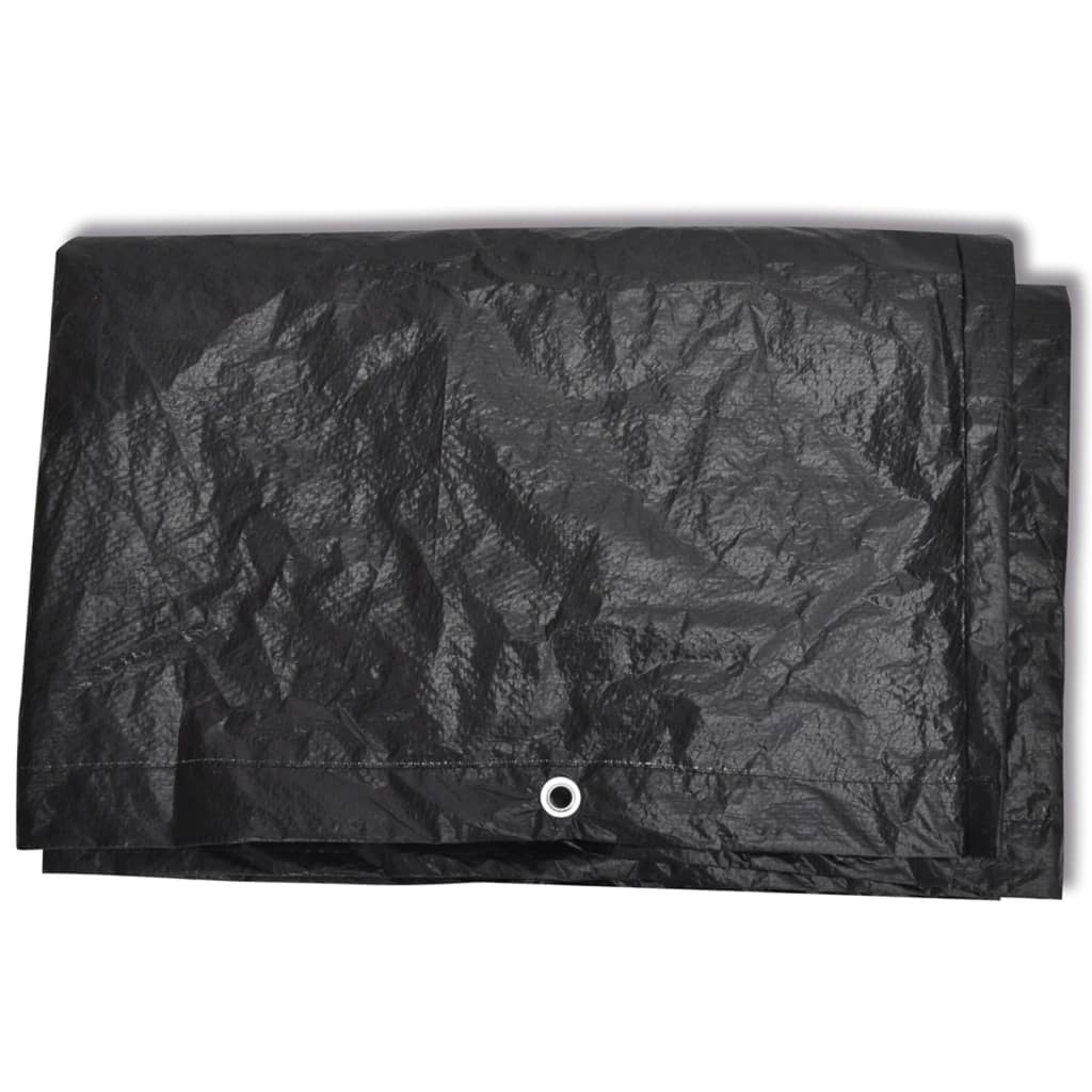 Capas para mobiliário de jardim 2 pcs 8 ilhós 122x112x98 cm