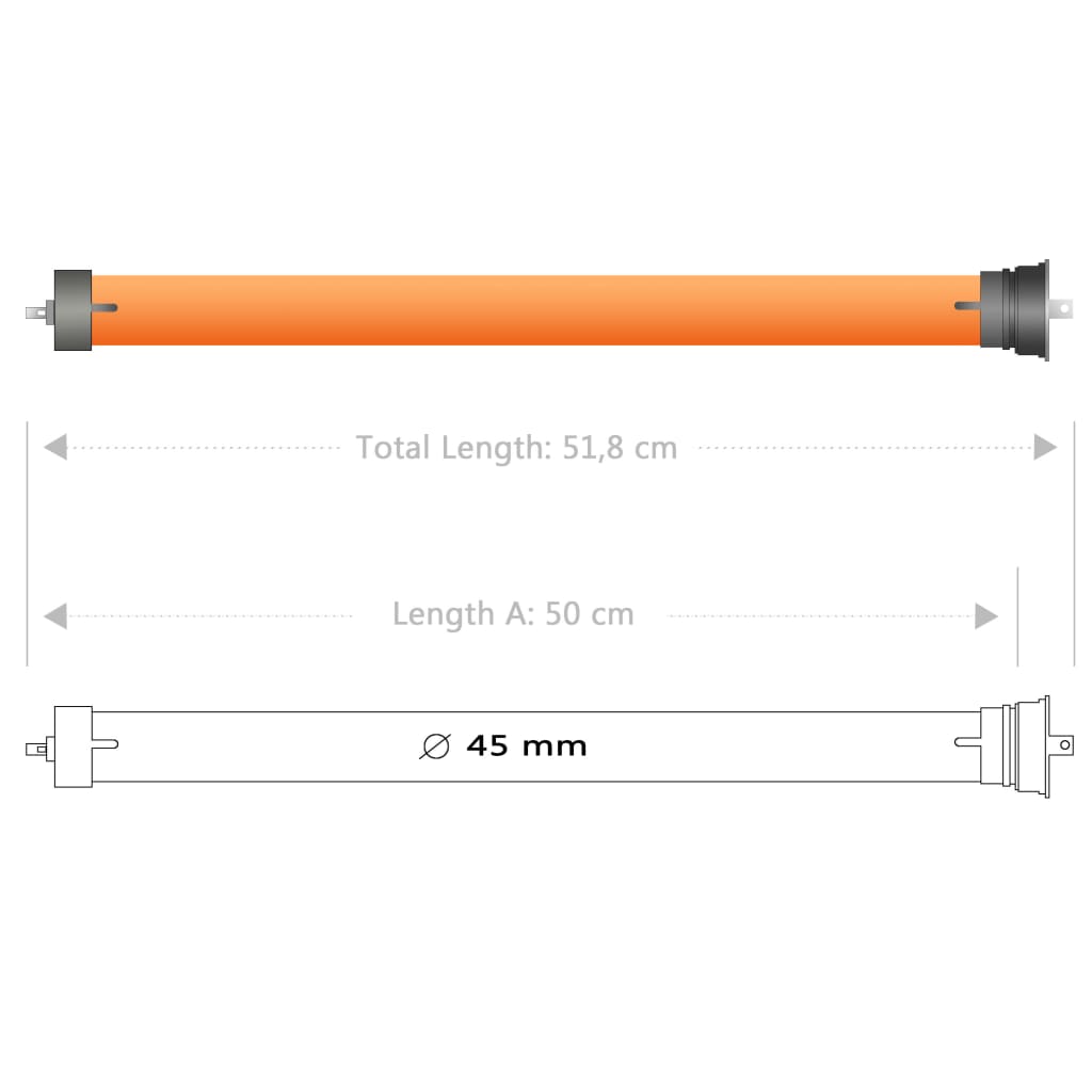 Motores tubulares 5 pcs 30 Nm