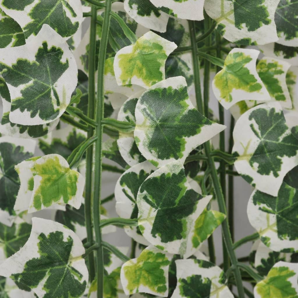 Trepadeira hera artificial 4 pcs 90 cm variegada