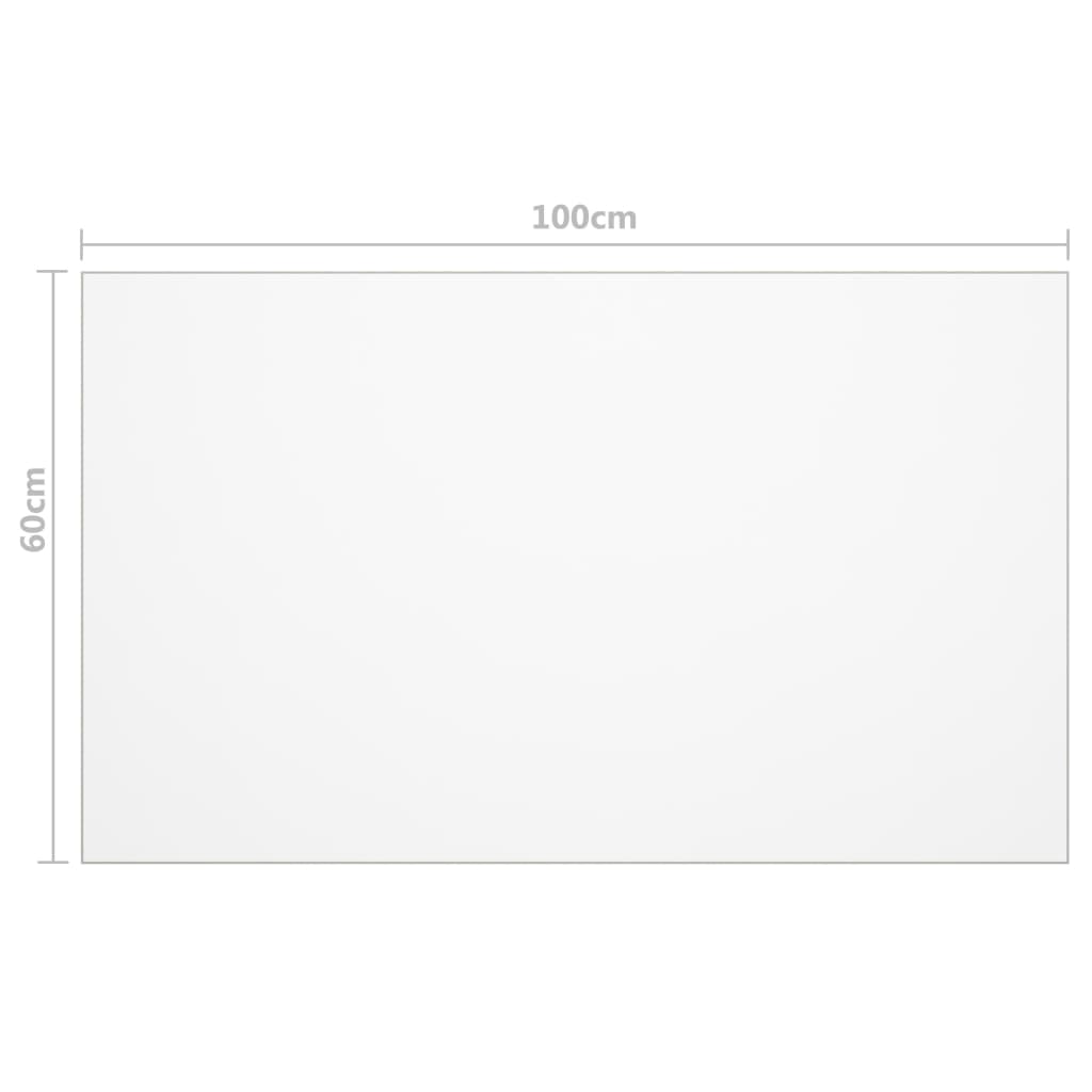 Protetor de mesa 100x60 cm 2 mm PVC mate