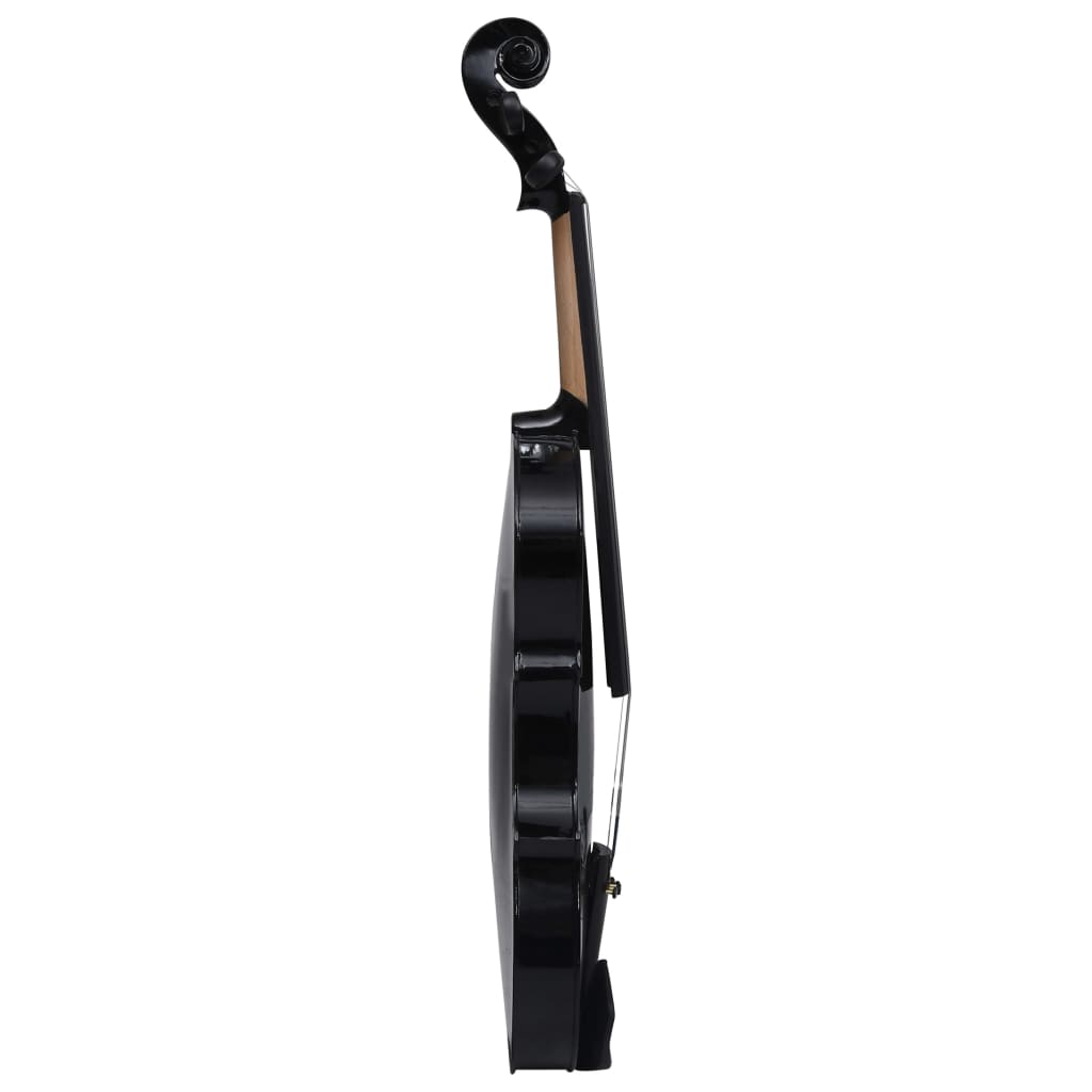 Conjunto completo violino c/ arco e apoio de queixo 4/4 preto