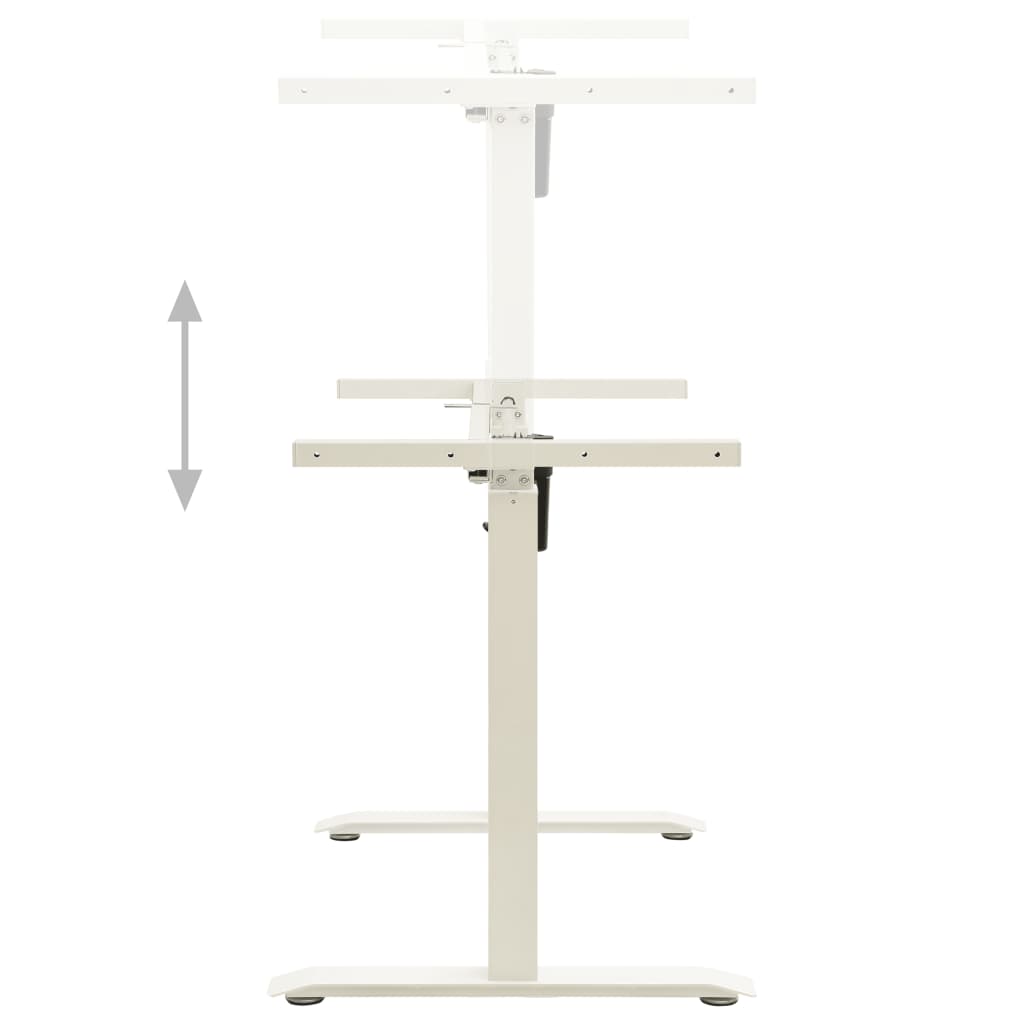 Estrutura mesa motorizada elétrica c/ altura ajustável branco