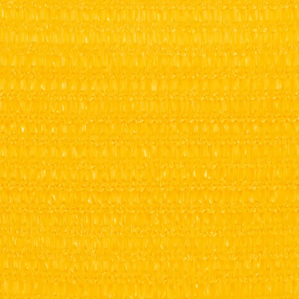 Para-sol estilo vela 160 g/m² 2,5x4,5 m PEAD amarelo