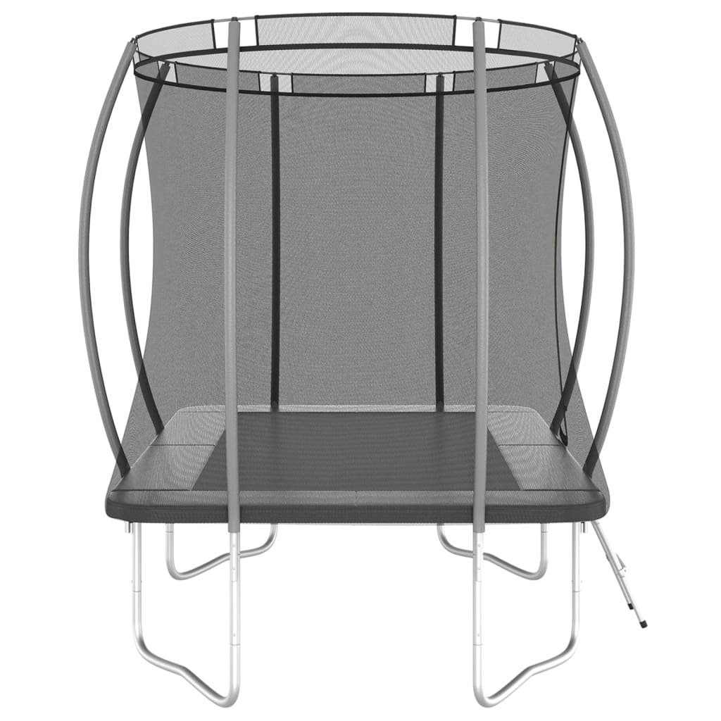 Conjunto de trampolim retangular 274x183x76 cm 150 kg