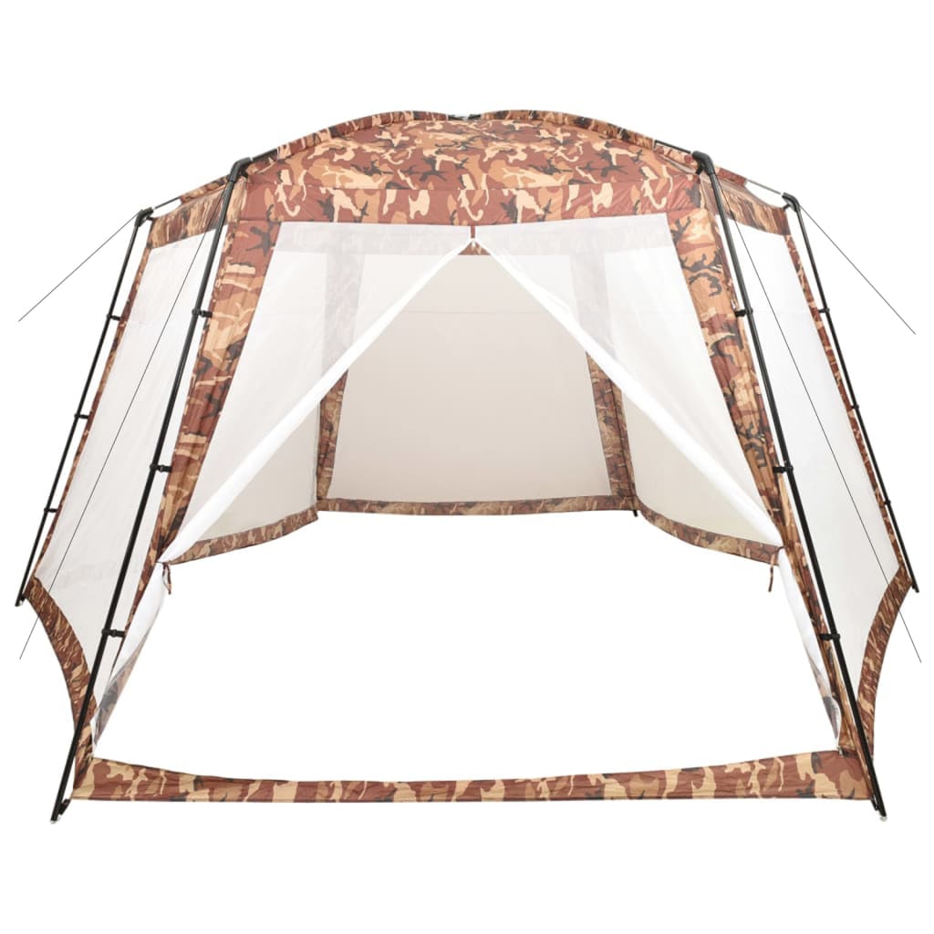 Tenda para piscina 590x520x250 cm tecido camuflagem