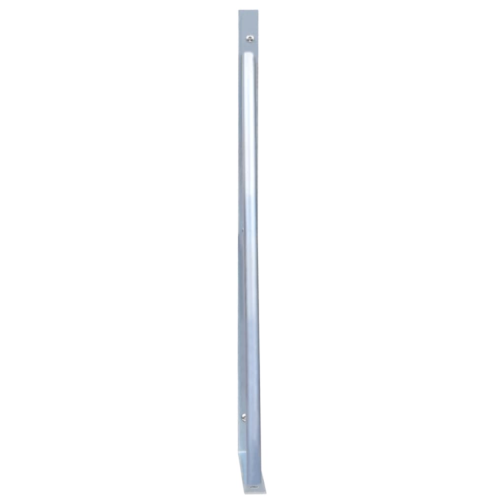 Suportes para postes de vedação 2 pcs aço galvanizado