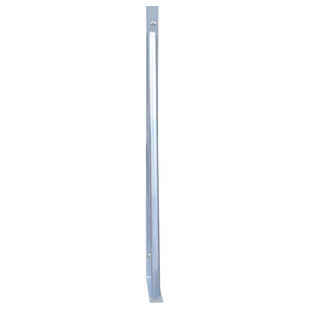 Suportes para postes de vedação 3 pcs aço galvanizado