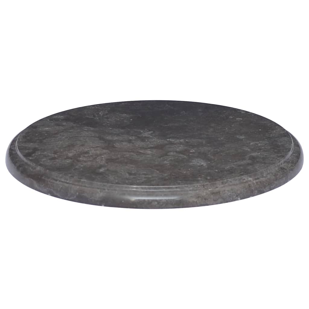 Tampo de mesa Ø40x2,5 cm mármore preto