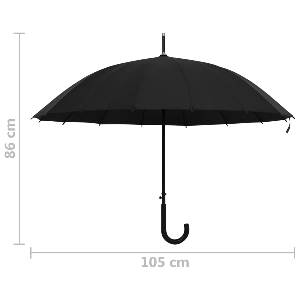 Guarda-chuva automático 105 cm preto