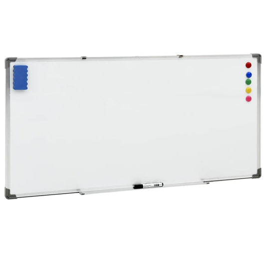 Quadro magnético 110x60 cm aço branco