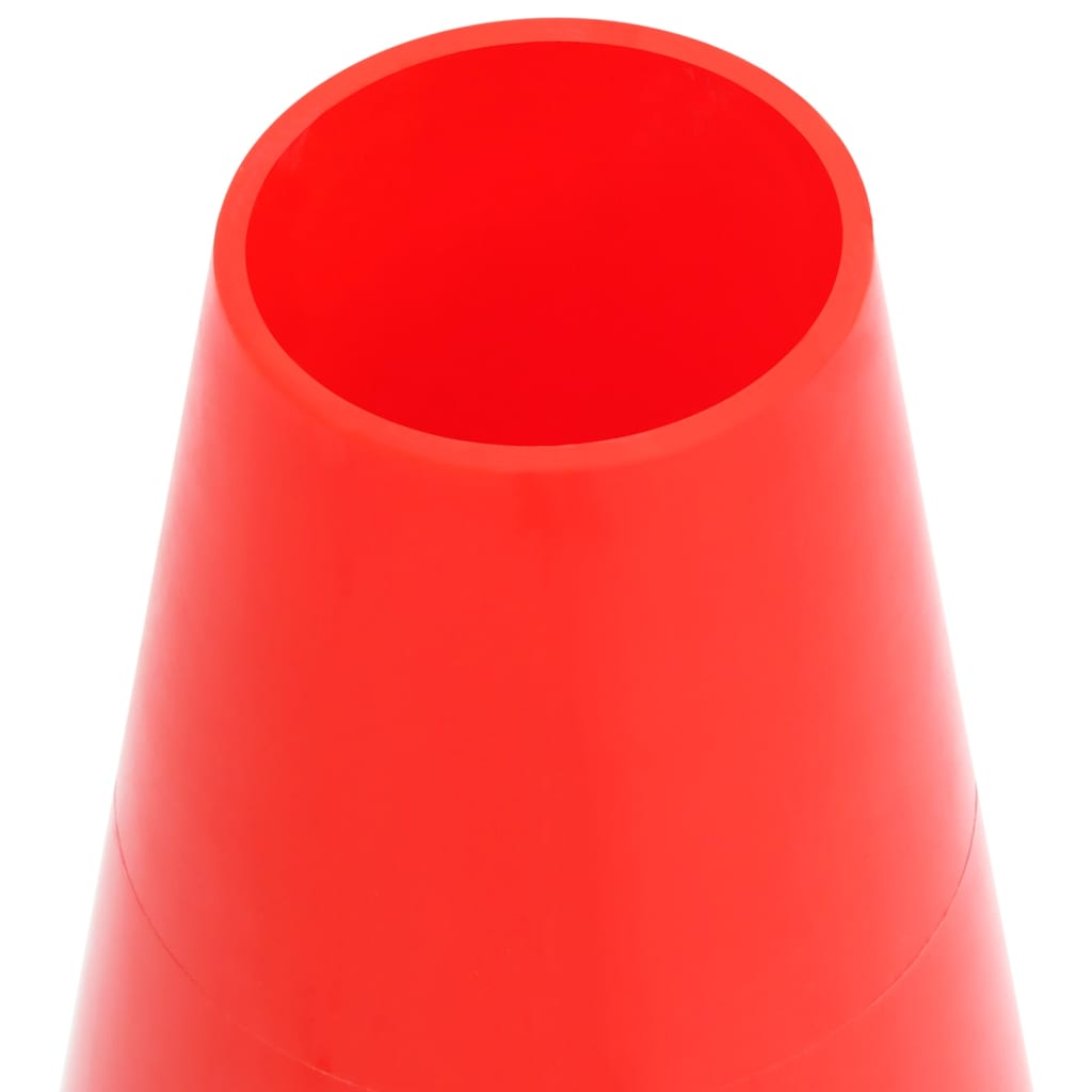 Cones de sinalização refletores 20 pcs 50 cm vermelho e branco