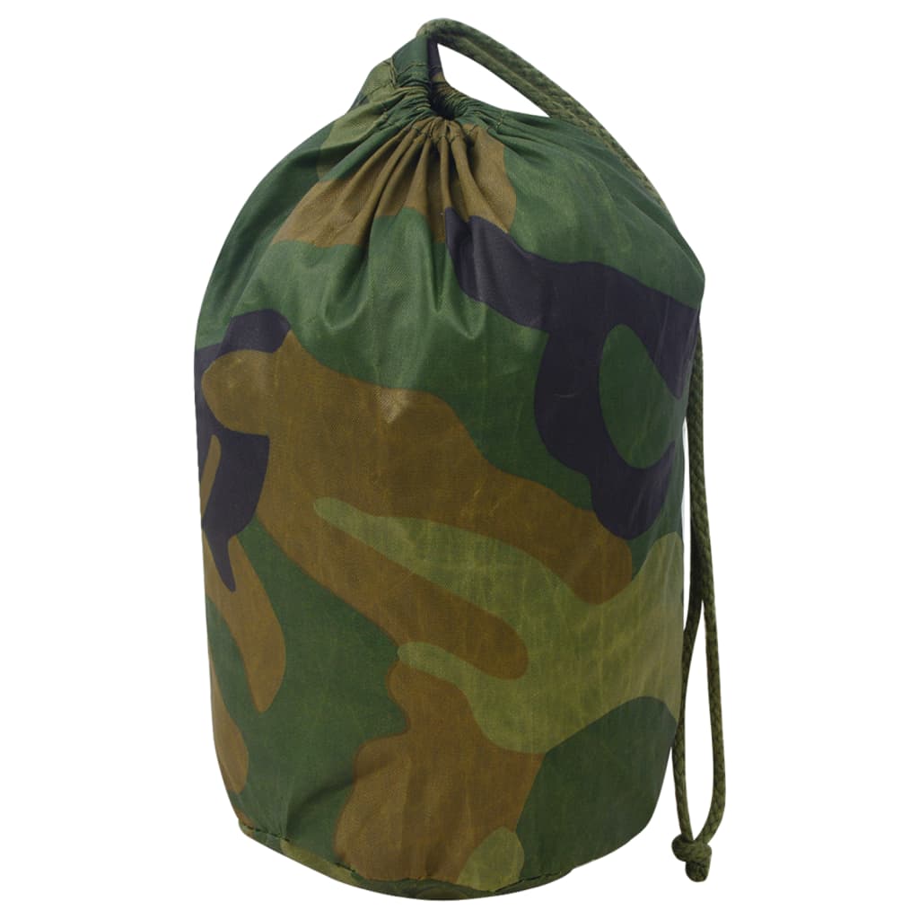 Rede de camuflagem com saco de armazenamento 3x6 m verde