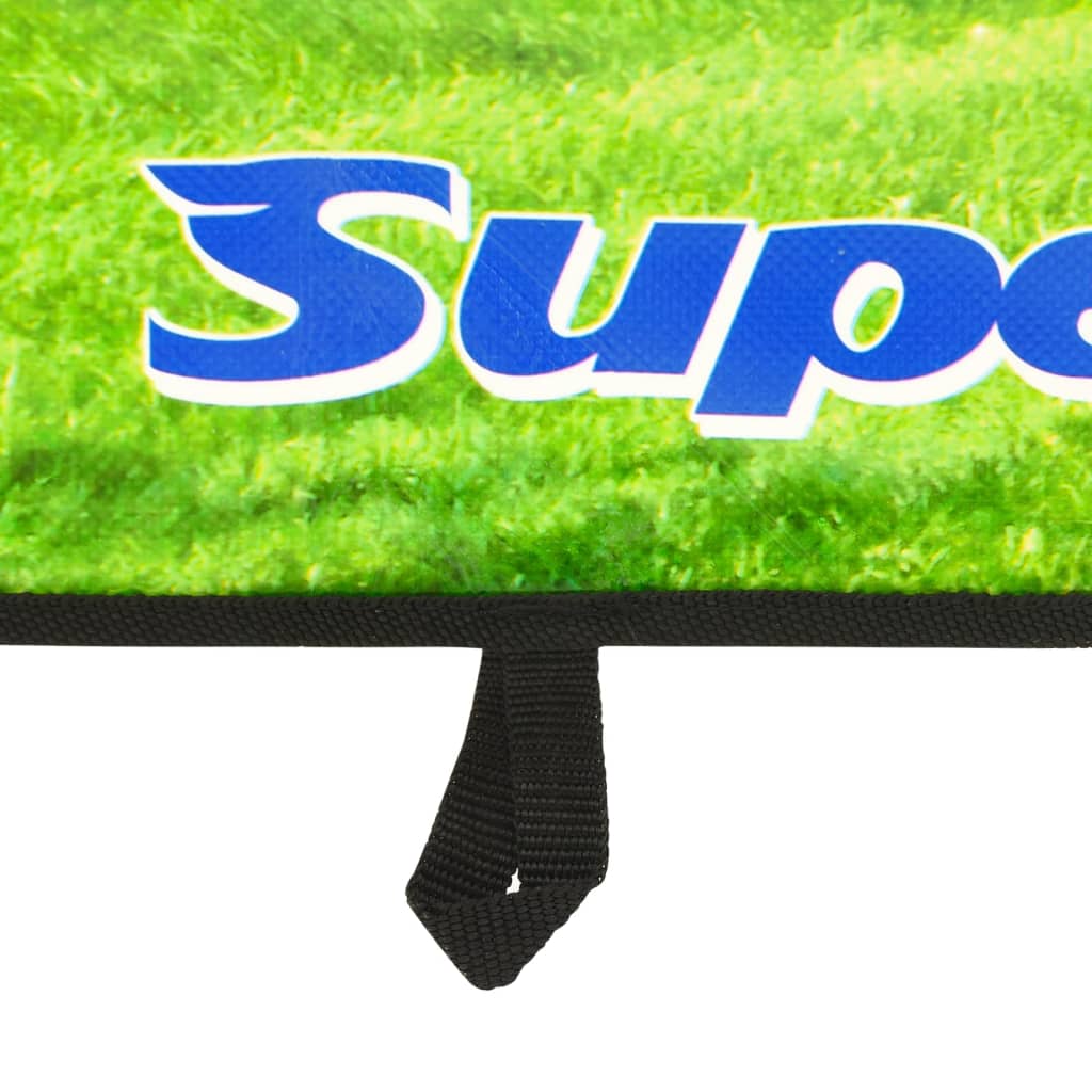 Baliza de futebol infantil com parede de golos 120x51x77,5 cm