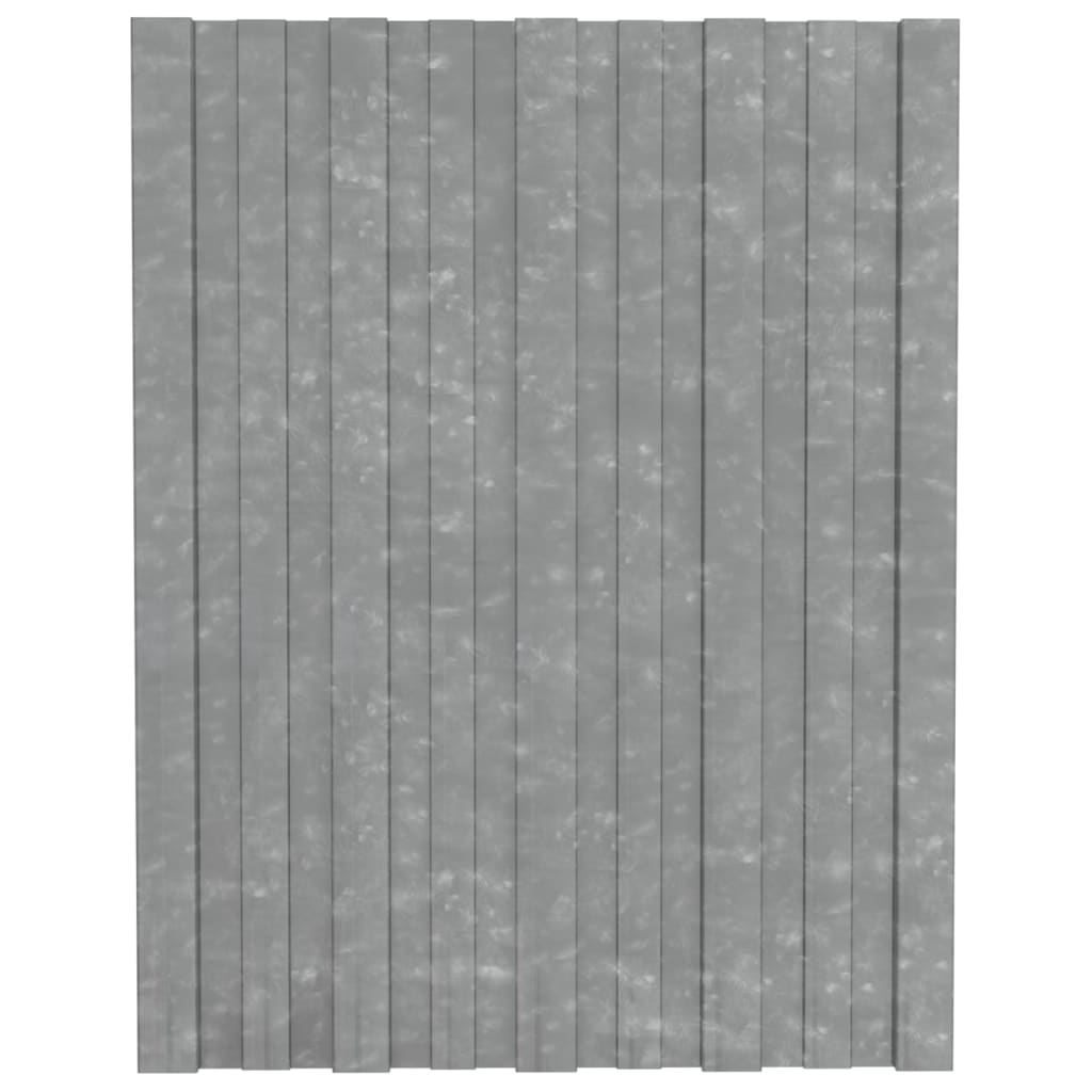 Painéis de telhado 36 pcs 60x45 cm aço galvanizado prateado