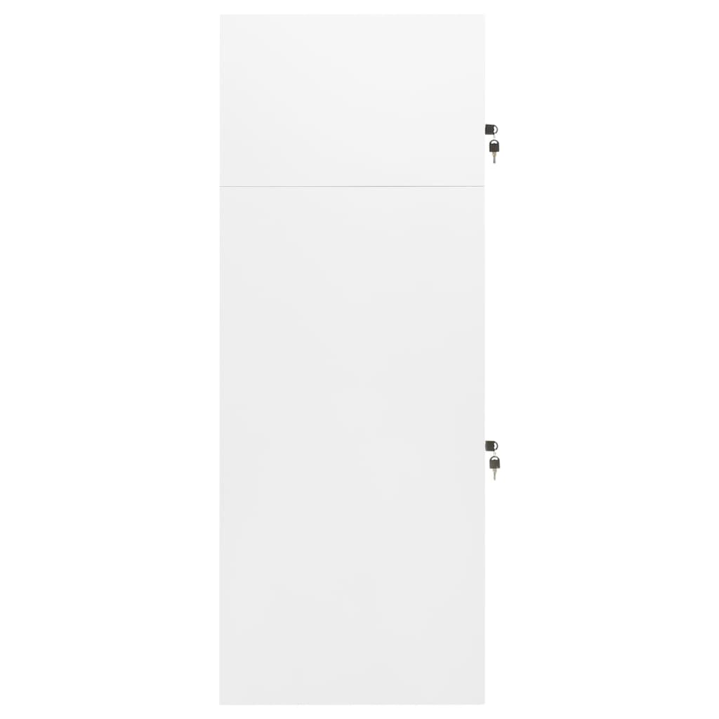 Armário para selas 53x53x140 cm aço branco