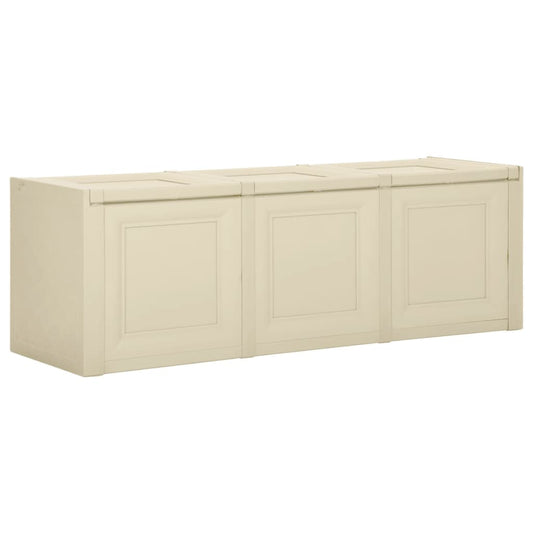 Caixa para almofadões 125x40x42 cm 130 L branco nata