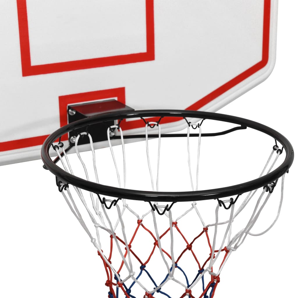 Tabela de basquetebol 109x71x3 cm polietileno branco