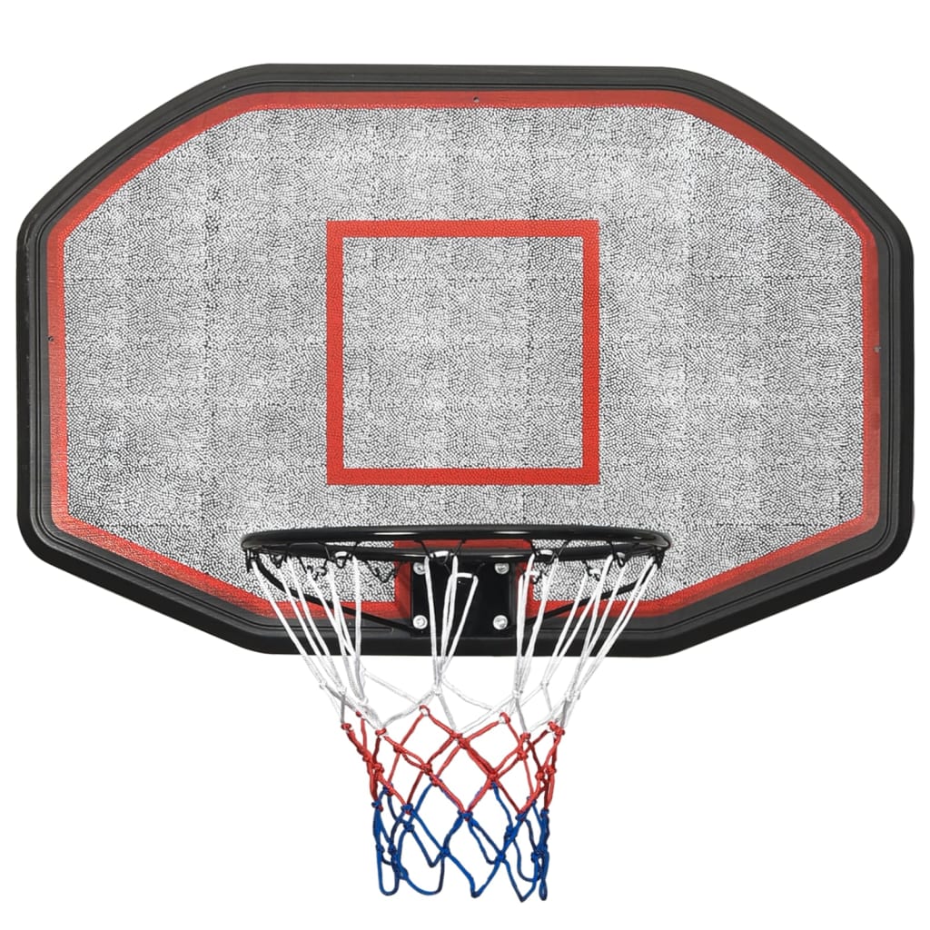 Tabela de basquetebol 109x71x3 cm polietileno preto