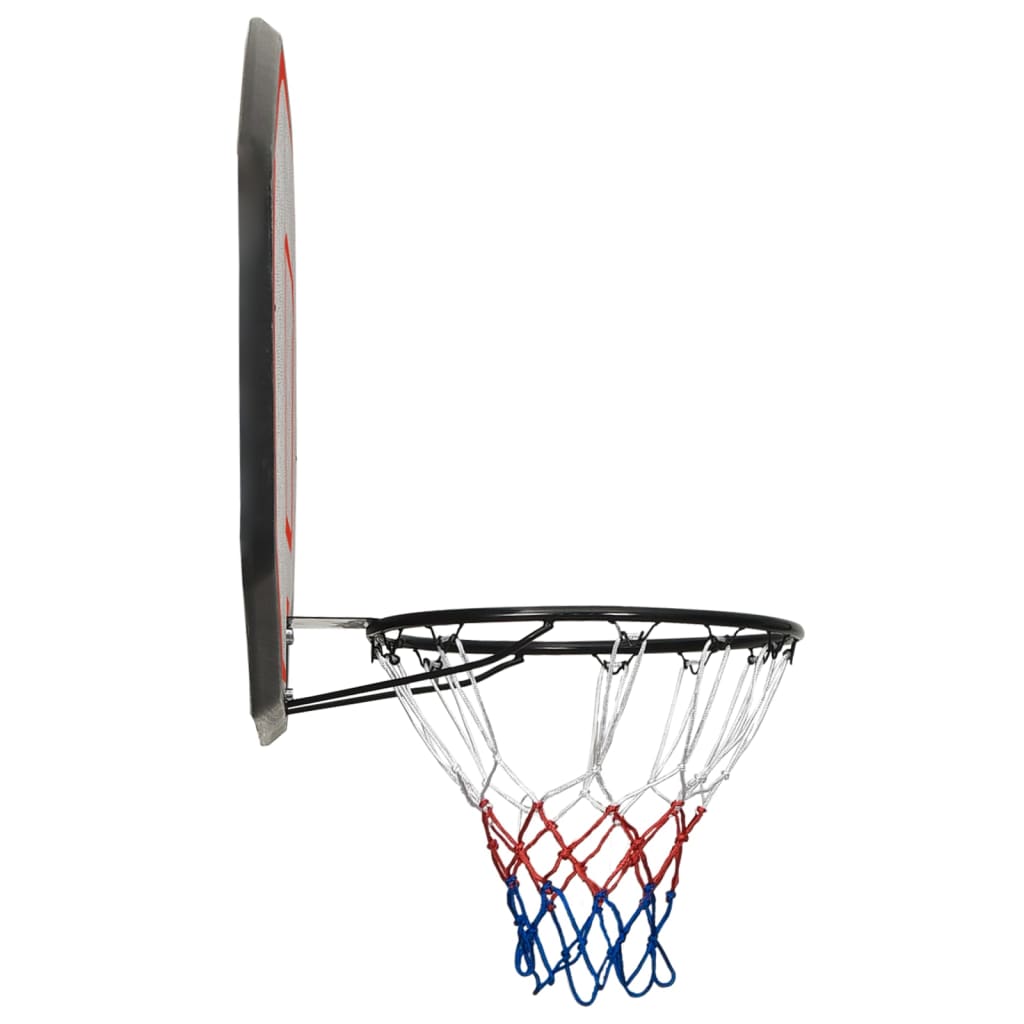 Tabela de basquetebol 109x71x3 cm polietileno preto