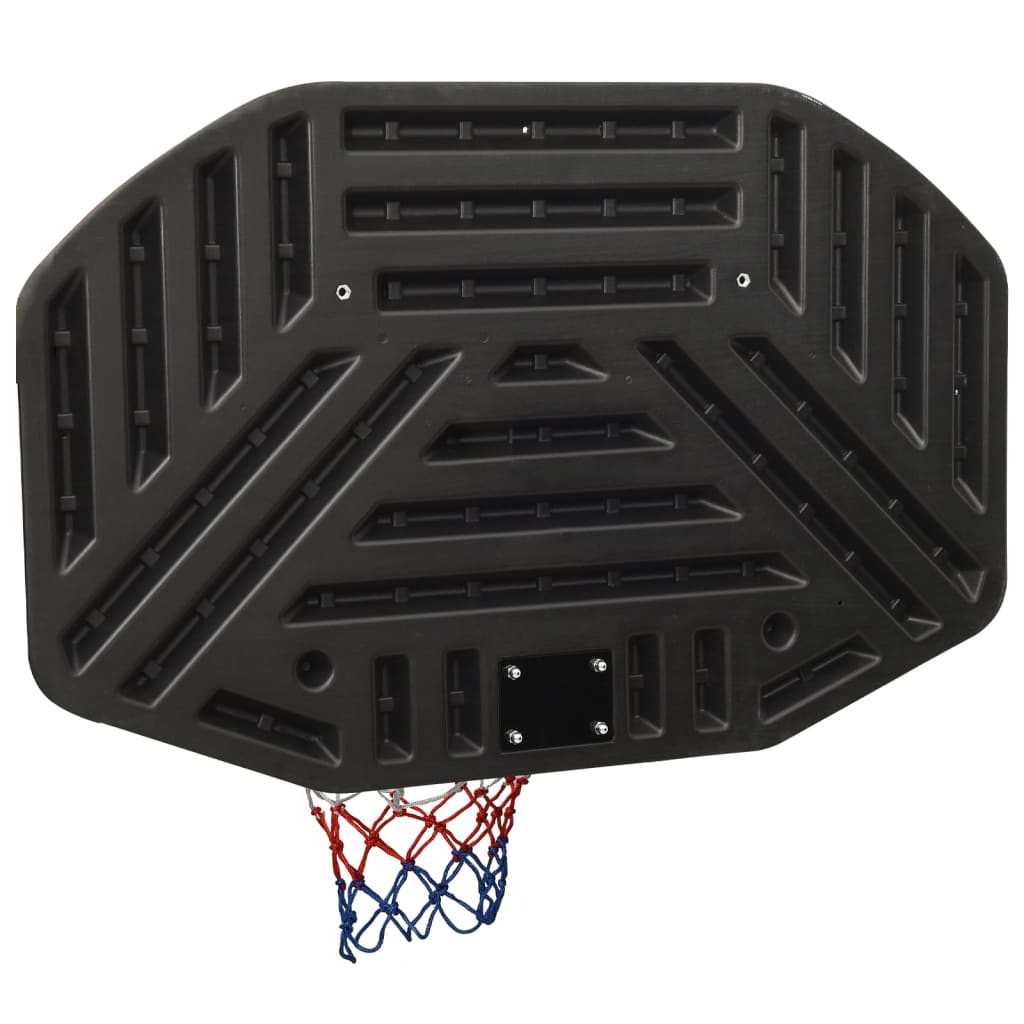 Tabela de basquetebol 109x71x3 cm polietileno preto